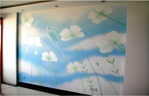 当涂画墙绘怎么画好白云的蓬松感？