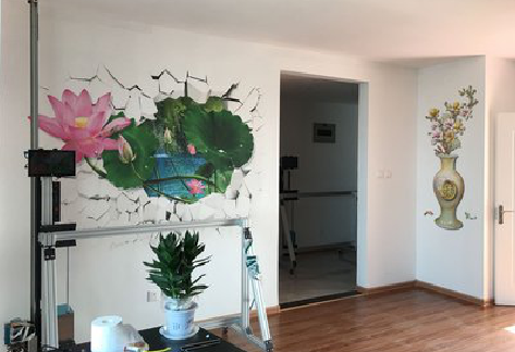 当涂墙体彩绘相比墙纸的优势。