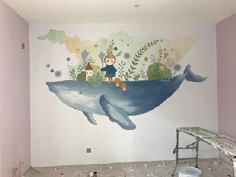 当涂手绘墙的特点及优势。