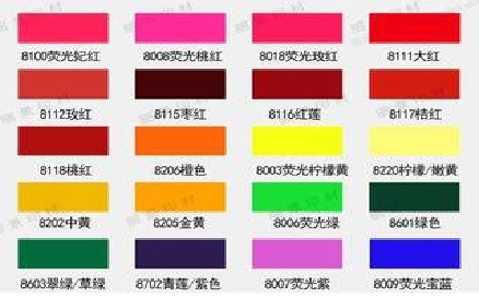 当涂广告油墨饱和度不好的原因。