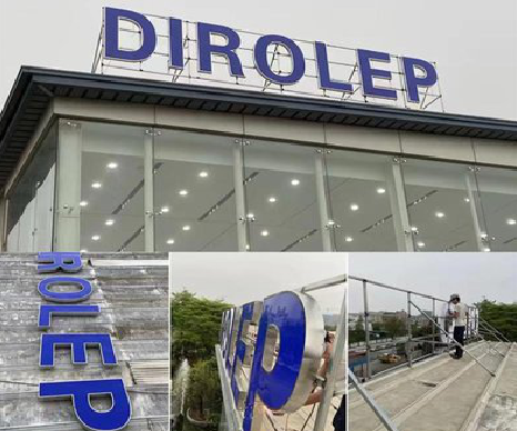 当涂楼顶发光字安装的注意事项。